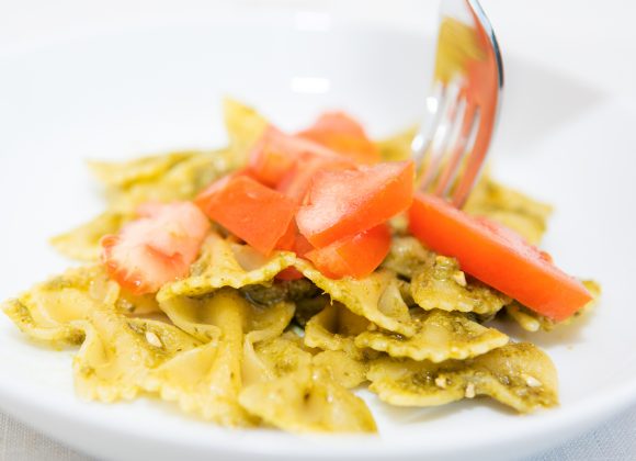 Ricetta: farfalle tricolore