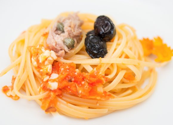 Ricetta: linguine mari e monti