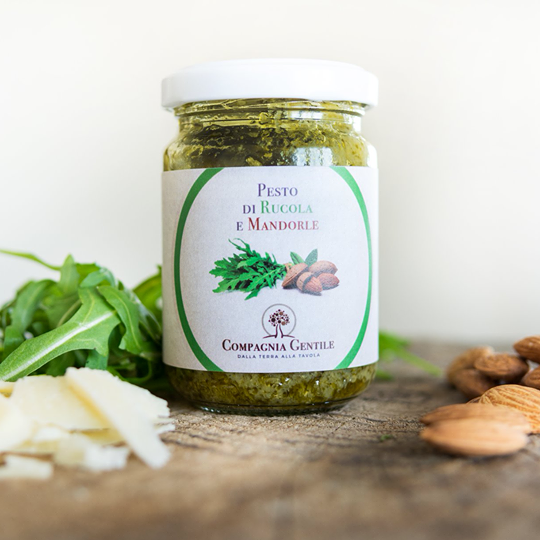 Pesto di rucola e mandorle